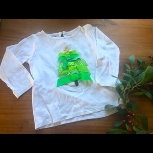 Mud Pie girls Christmas Tree Top -size 3T